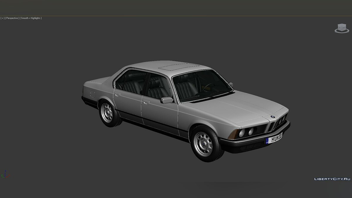 3D Models BMW 7 Series (E23) 1982 для модмейкеров - Картинка #1