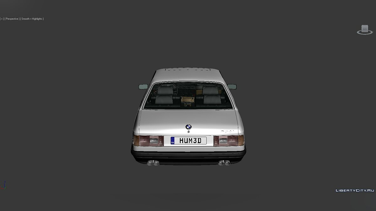 3D Models BMW 7 Series (E23) 1982 для модмейкеров - Картинка #2