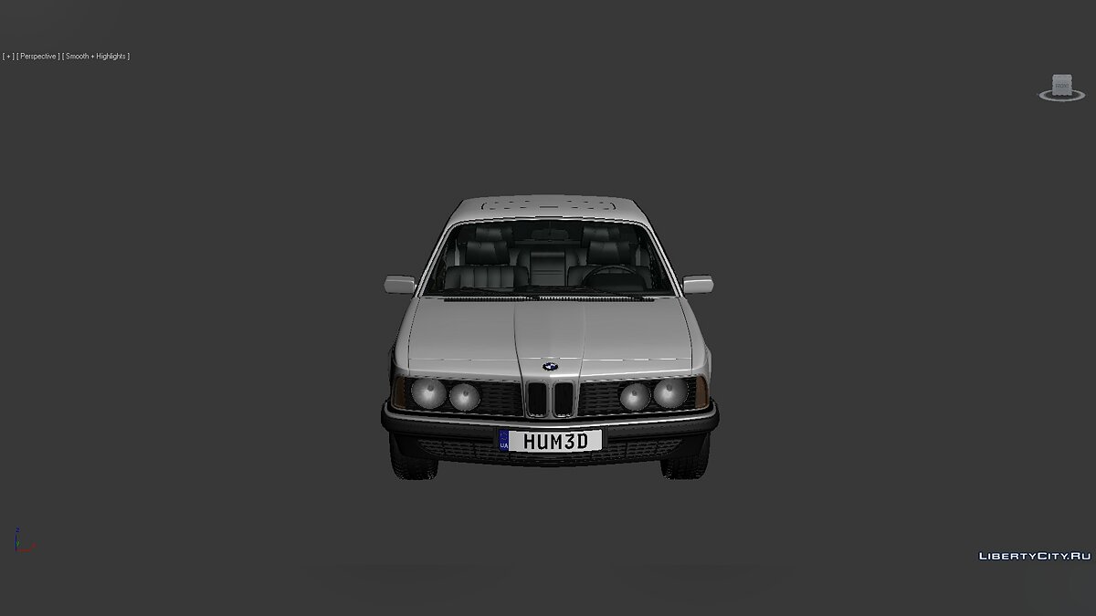 3D Models BMW 7 Series (E23) 1982 для модмейкеров - Картинка #6