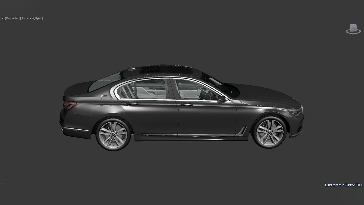 3D Models BMW 7 Series (G12) 2015 для модмейкеров - Картинка #3