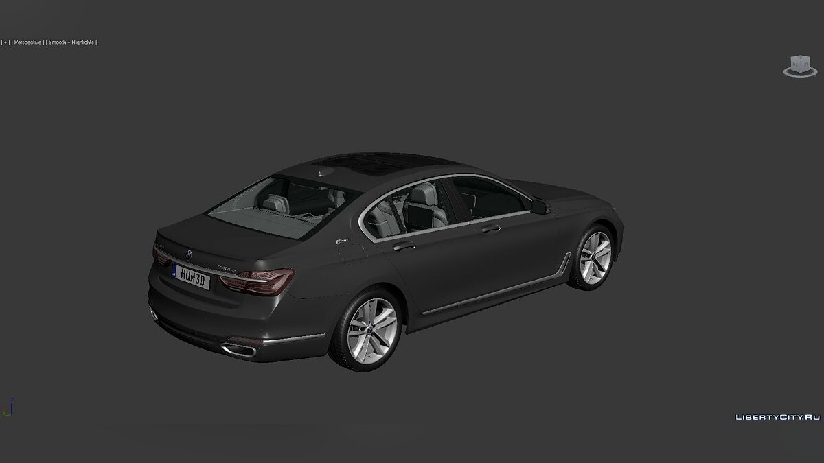 3D Models BMW 7 Series (G12) 2015 для модмейкеров - Картинка #5