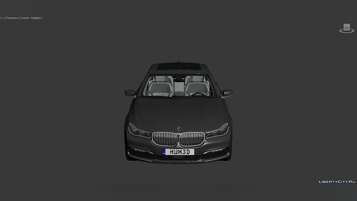 3D Models BMW 7 Series (G12) 2015 для модмейкеров - Картинка #7