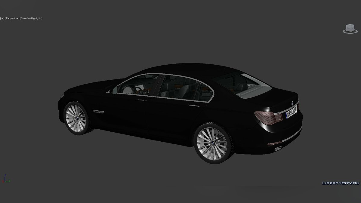 3D Models BMW 7 Series (F02) 2013 для модмейкеров - Картинка #2
