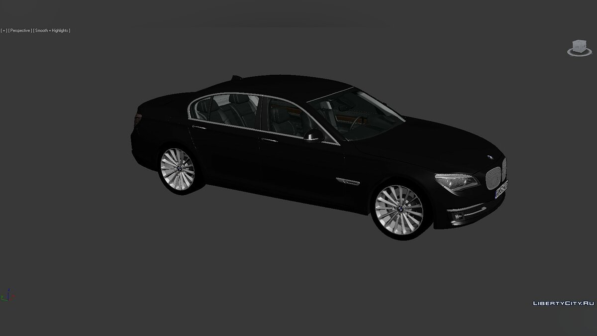 3D Models BMW 7 Series (F02) 2013 для модмейкеров - Картинка #3