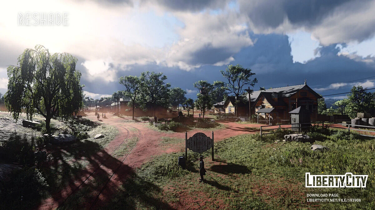Реалистичное освещение и цветокоррекция / Red Dead Redemption 2