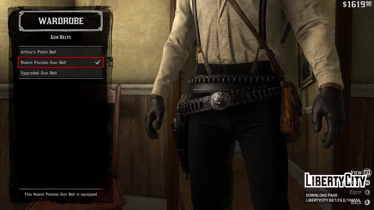 Новые пояса и кобуры [10.00] / Red Dead Redemption 2