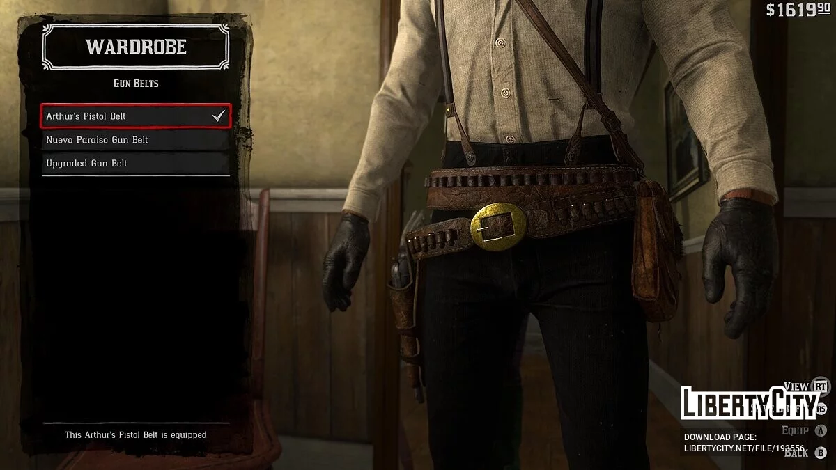 Новые пояса и кобуры [10.00] / Red Dead Redemption 2