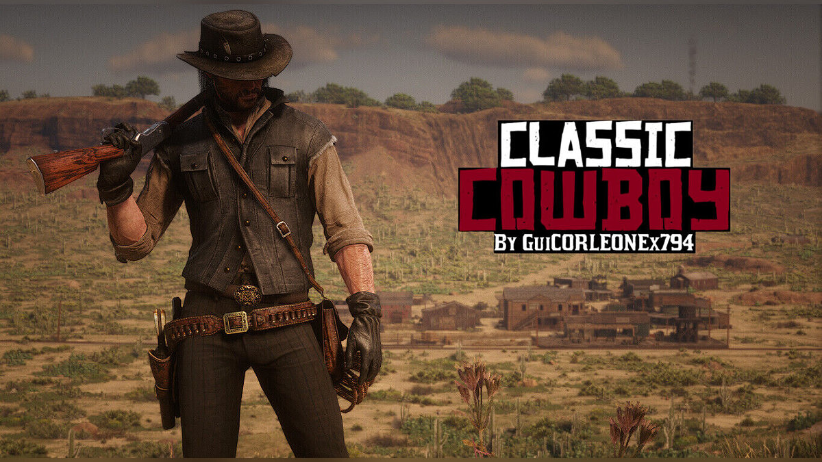 Скачать The Classic Cowboy - RDR1 Accurate Cowboy Outfit [2.6] для Red Dead  Redemption 2