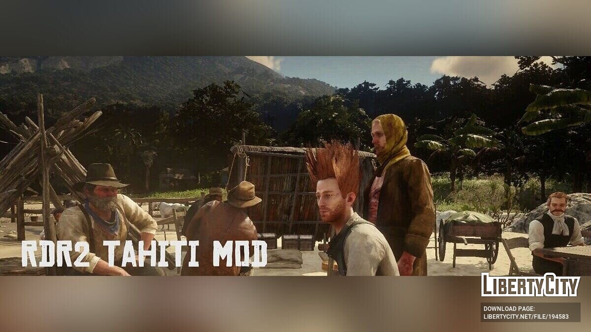 Скачать Tahiti Camp Mod & Teleport to Guarma (READ DESC) 1.0.0 для Red Dead  Redemption 2