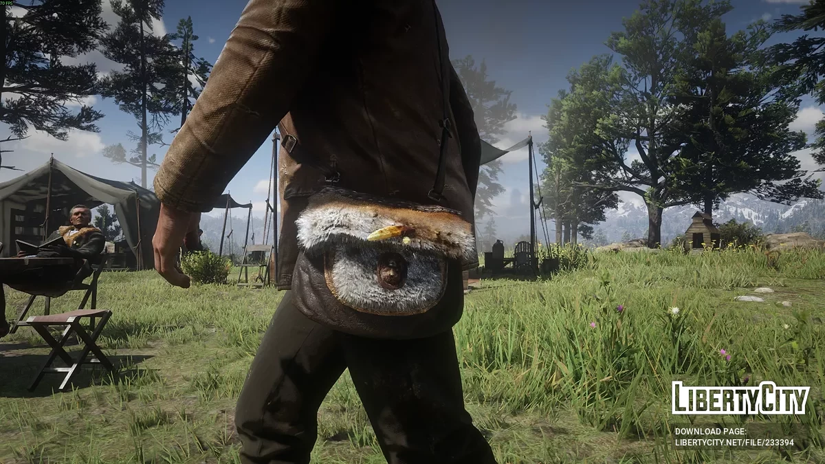 Начало 2-ой главы, с открытой сумкой Легенда Востока / Red Dead Redemption 2