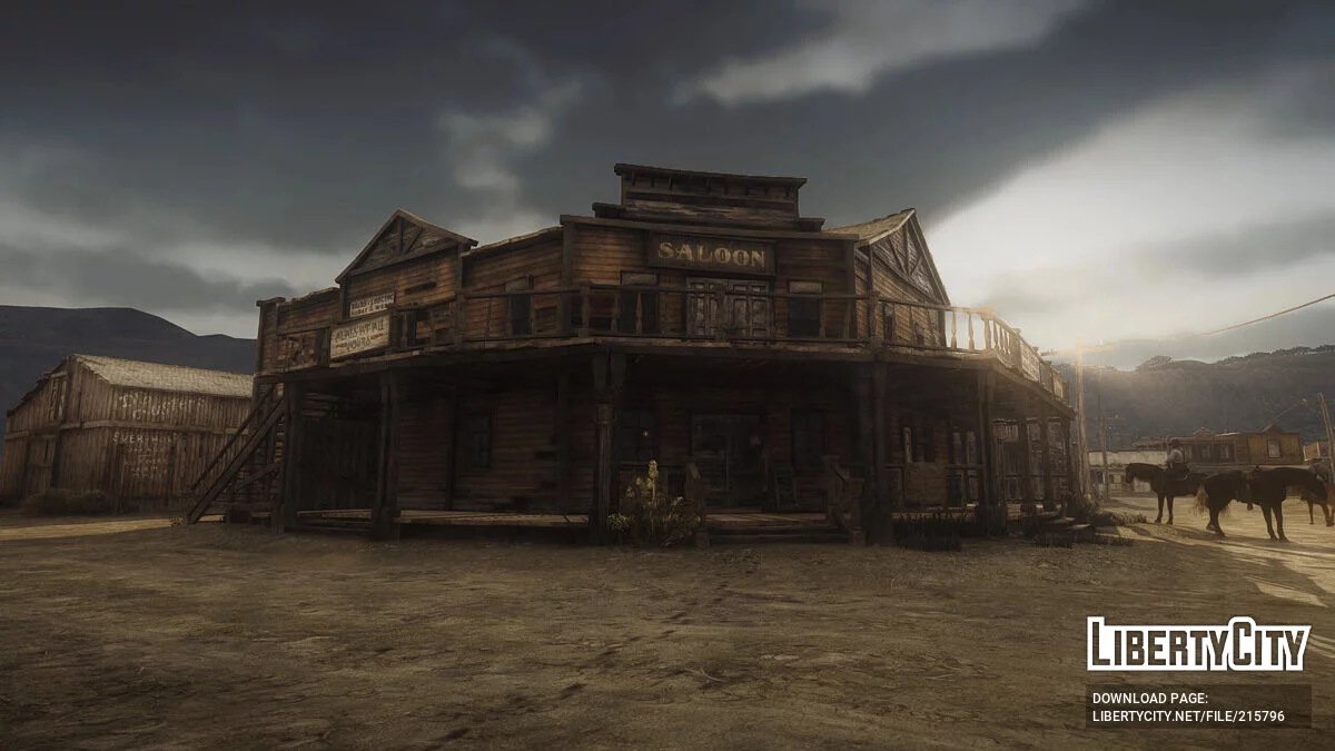 RDR Reimagined — графика как RDR2 / Red Dead Redemption