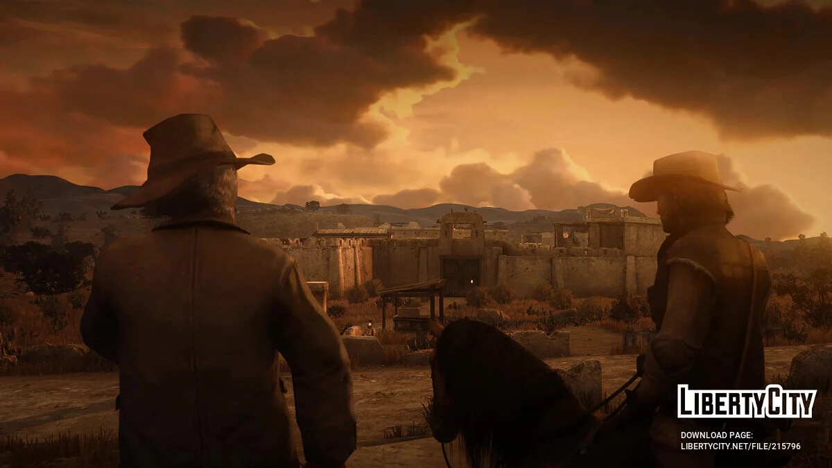 RDR Reimagined — графика как RDR2 / Red Dead Redemption
