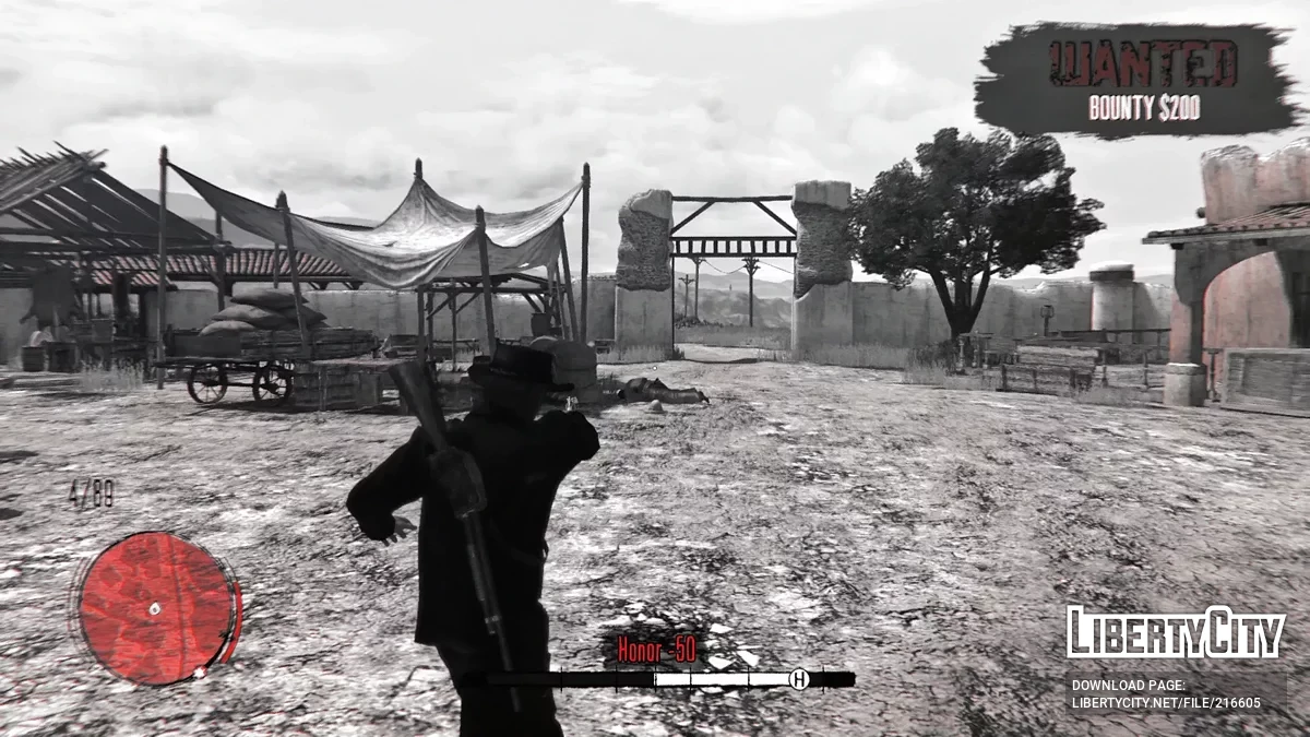 Черно-белый Reshade / Red Dead Redemption