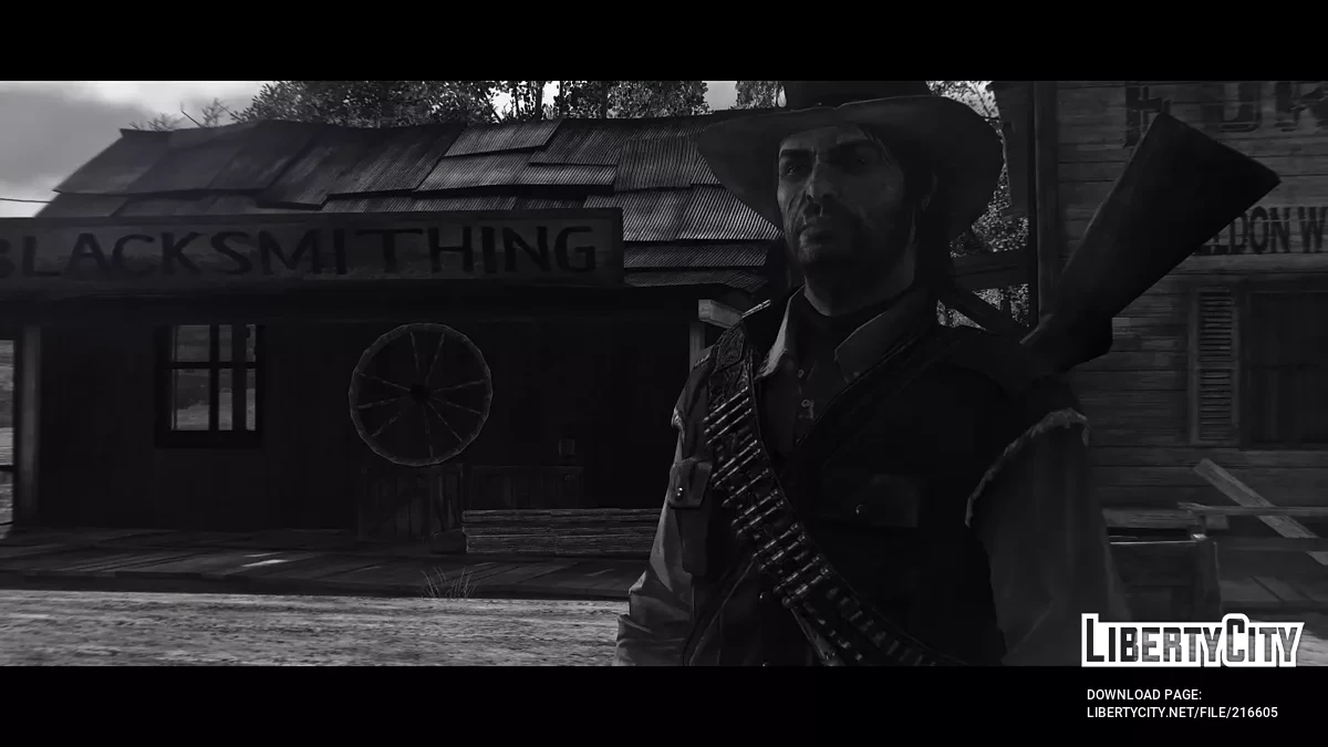 Черно-белый Reshade / Red Dead Redemption