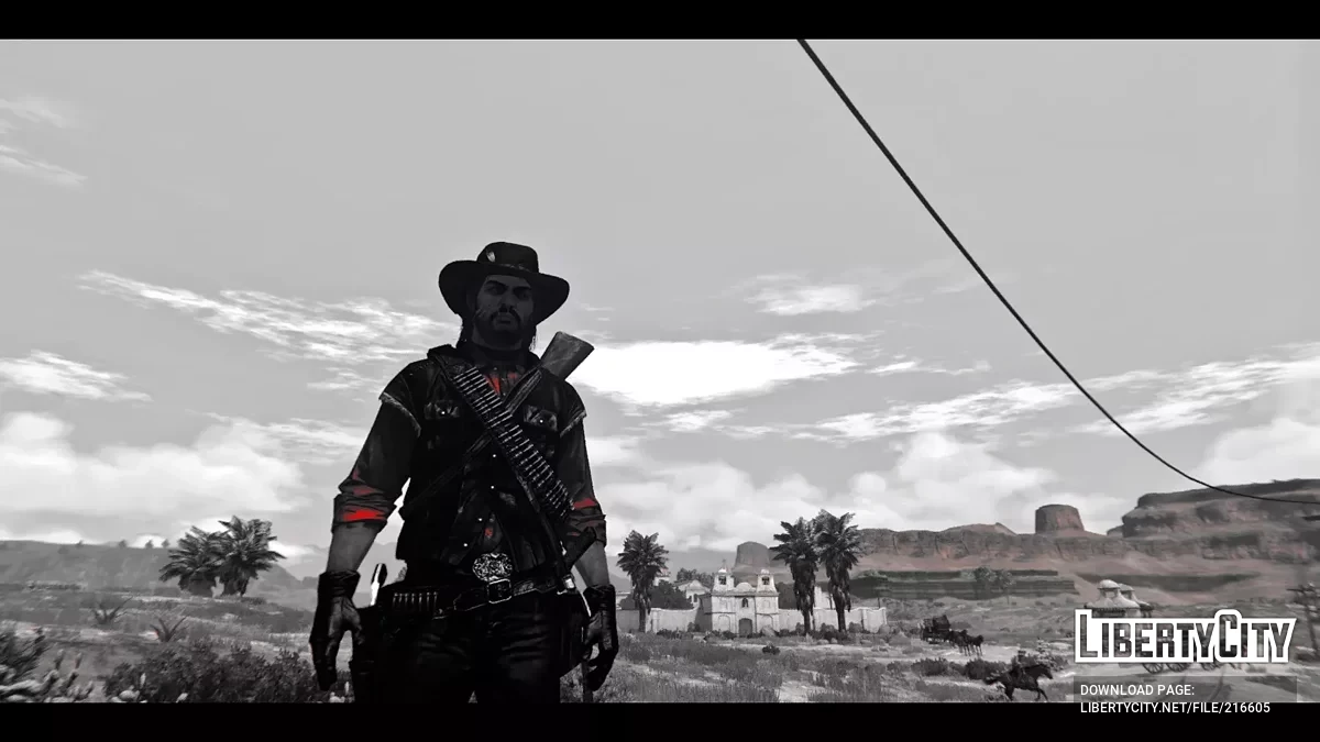 Черно-белый Reshade / Red Dead Redemption