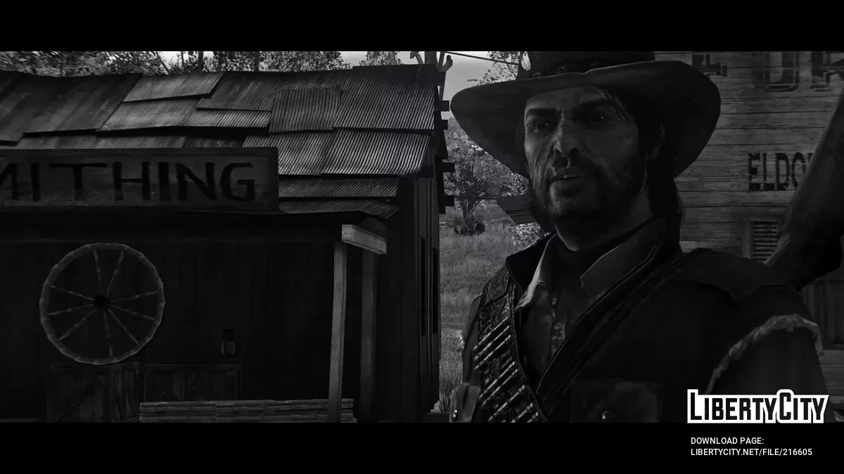 Черно-белый Reshade / Red Dead Redemption