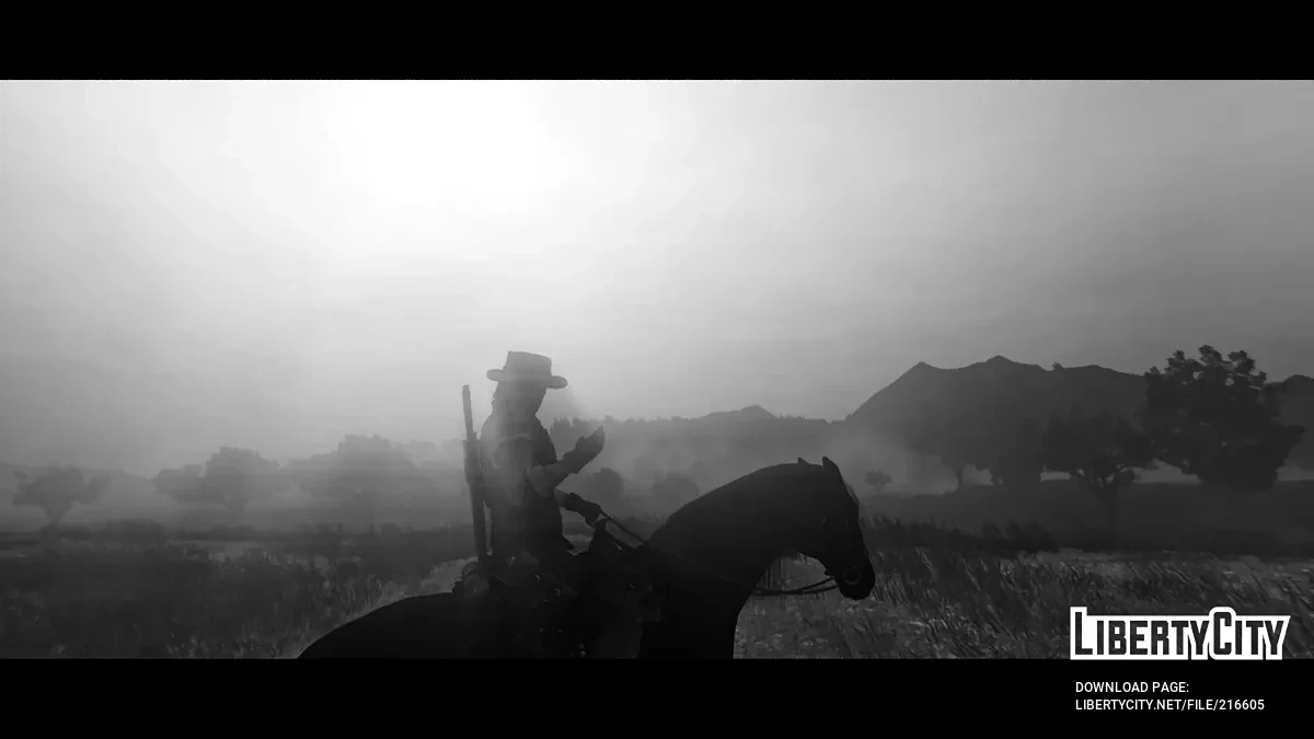 Черно-белый Reshade / Red Dead Redemption