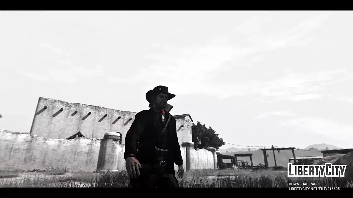 Черно-белый Reshade / Red Dead Redemption