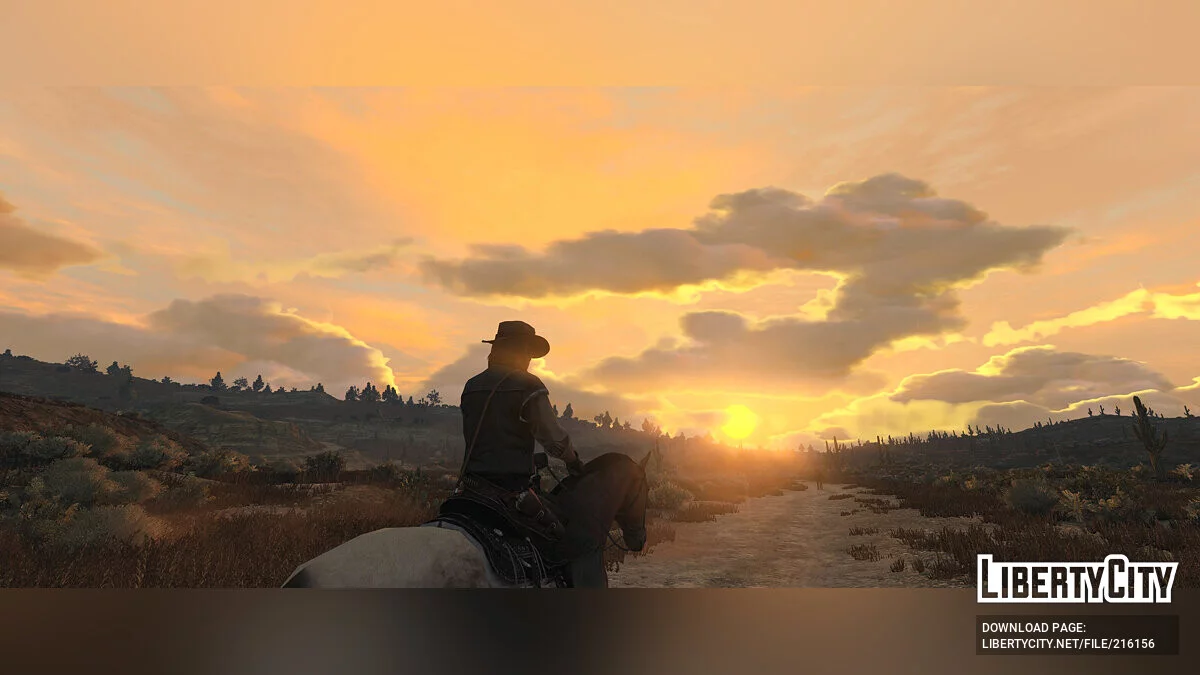 Яркий и контрастный Reshade / Red Dead Redemption