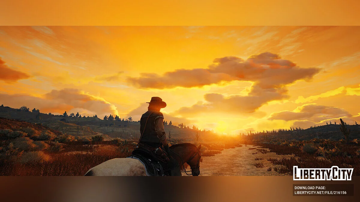 Яркий и контрастный Reshade / Red Dead Redemption