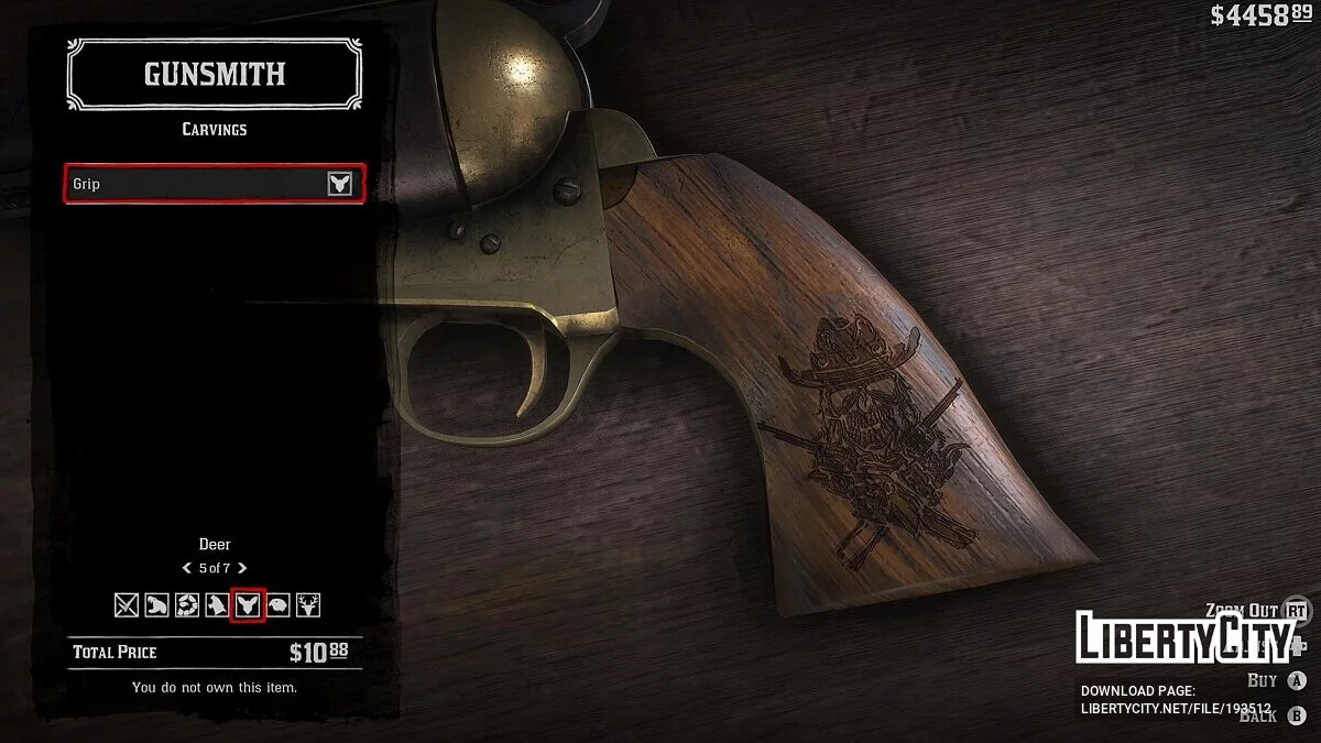 Новые оружейные рукоятки [6.0.0] / Red Dead Redemption 2