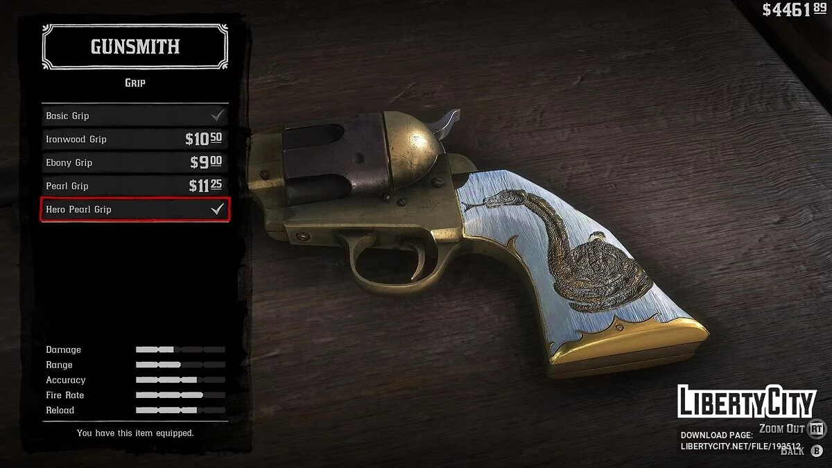 Новые оружейные рукоятки [6.0.0] / Red Dead Redemption 2