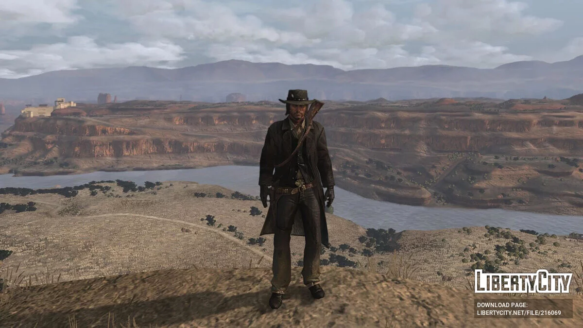 Черное пыльное пальто Джона / Red Dead Redemption