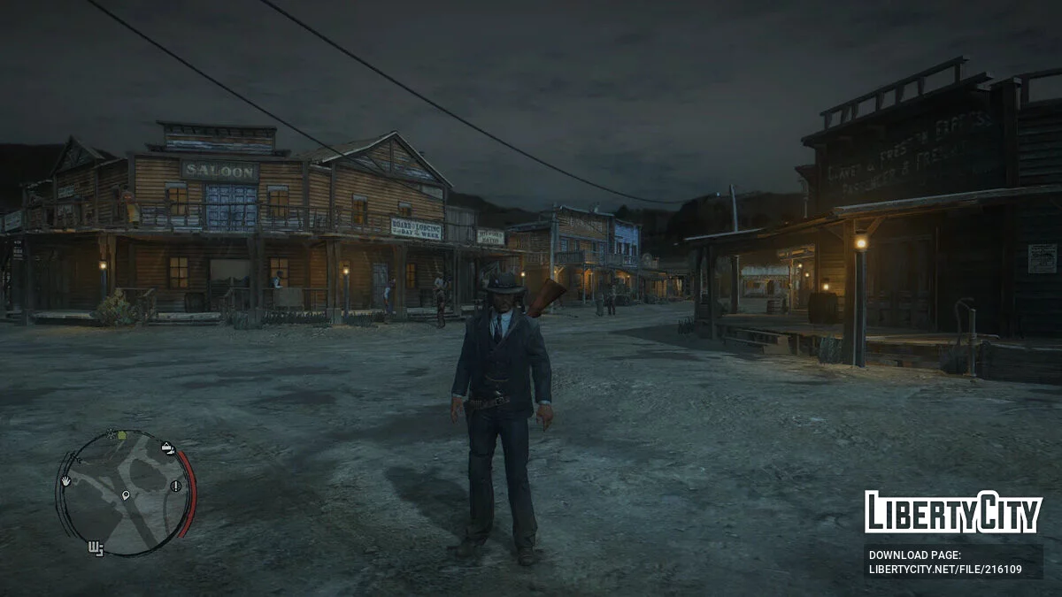 Элегантный костюм в полоску для Джона / Red Dead Redemption