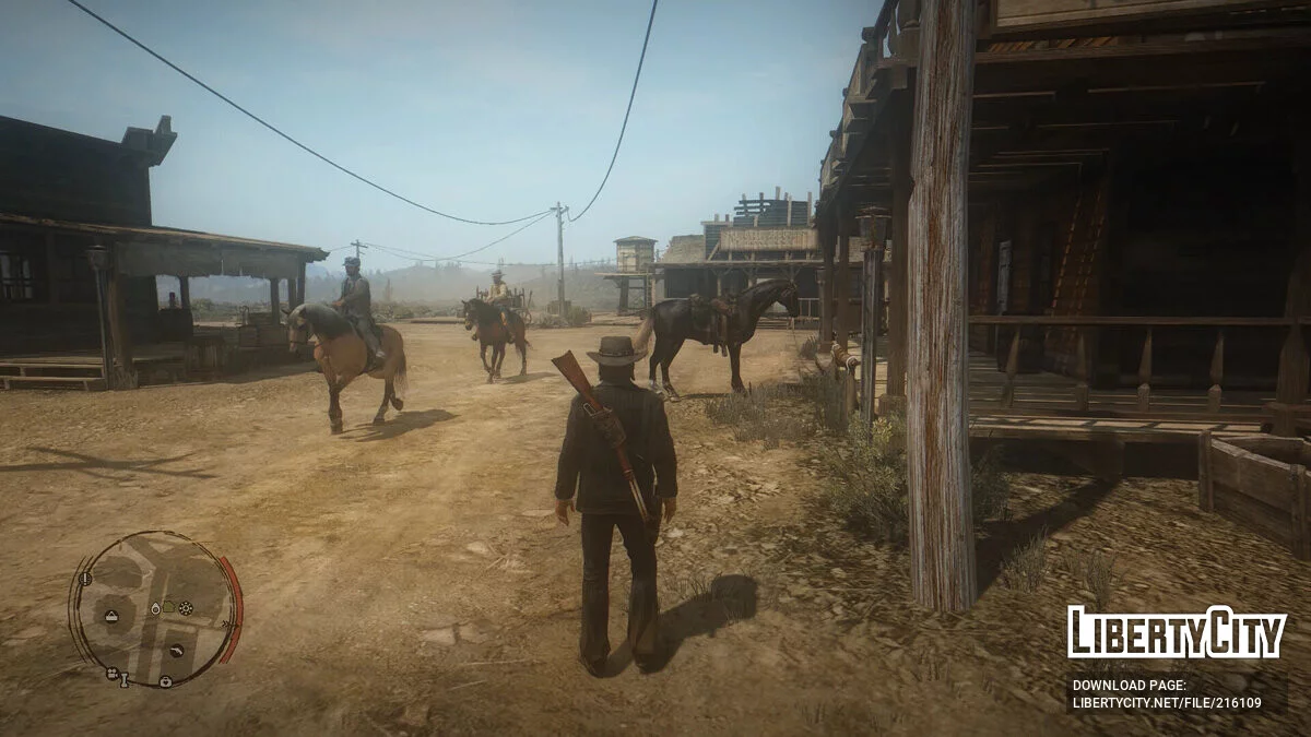 Элегантный костюм в полоску для Джона / Red Dead Redemption