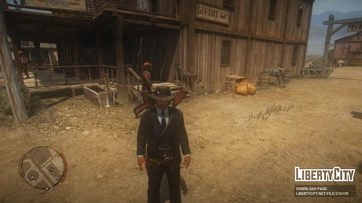 Элегантный костюм в полоску для Джона / Red Dead Redemption