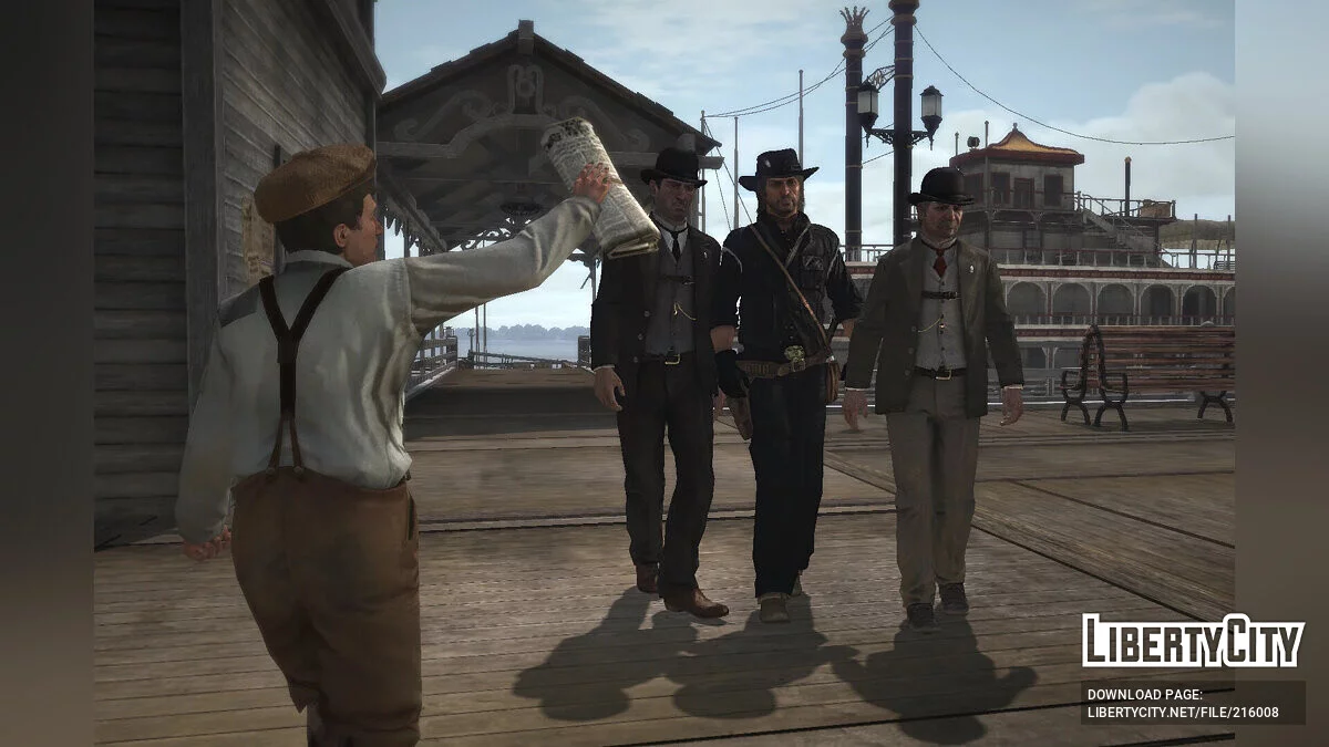 Темный ковбойский костюм / Red Dead Redemption