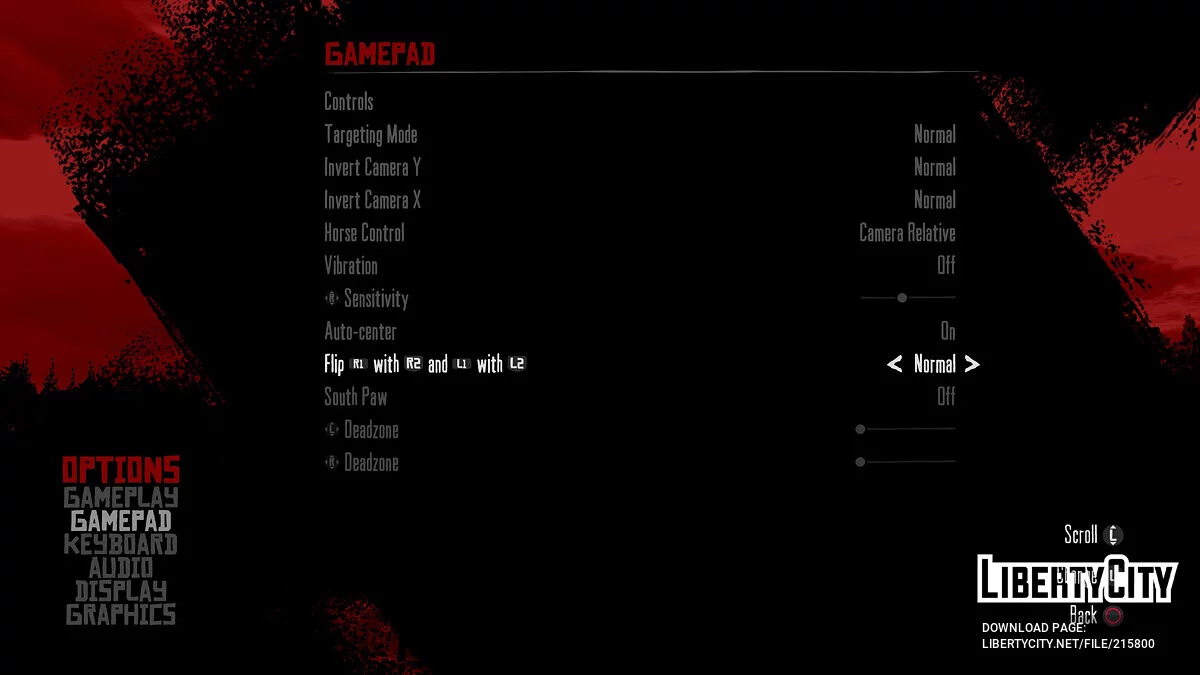 Иконки подсказок контроллера PS5 / Red Dead Redemption