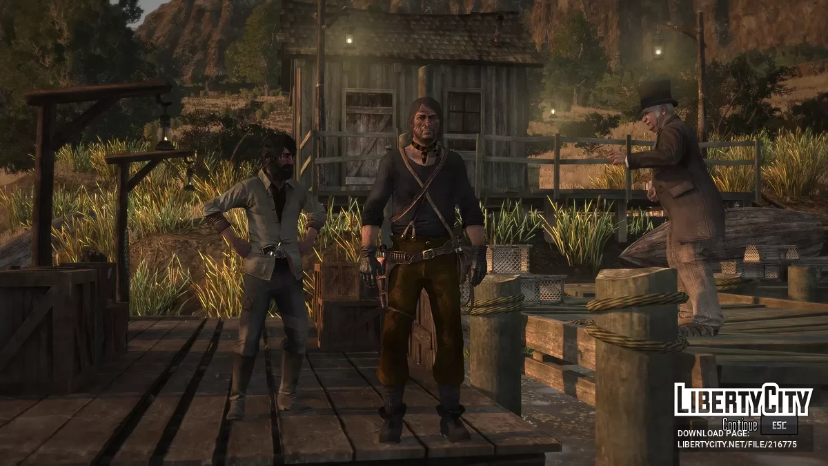 Черно-коричневый костюм охотника за сокровищами / Red Dead Redemption