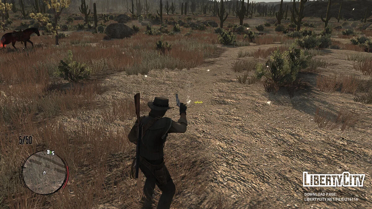 Добавление снежинок и брызг воды от пуль и взрывов / Red Dead Redemption