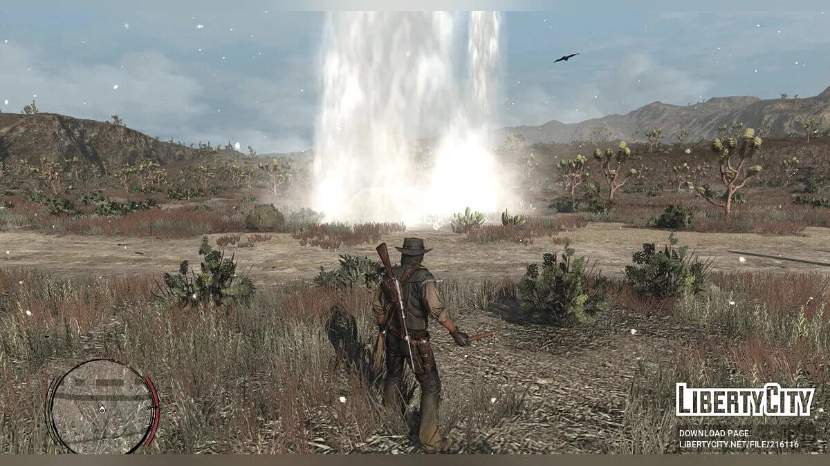 Добавление снежинок и брызг воды от пуль и взрывов / Red Dead Redemption