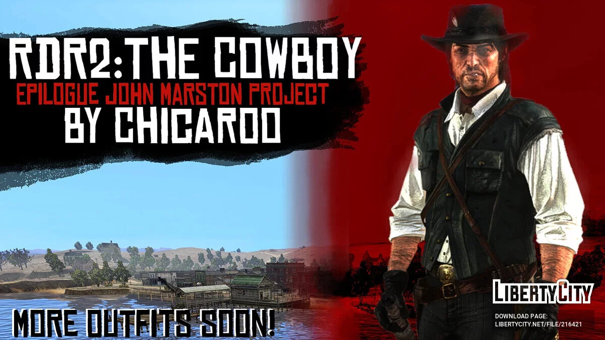 Джон Марстон из эпилога RDR2 / Red Dead Redemption