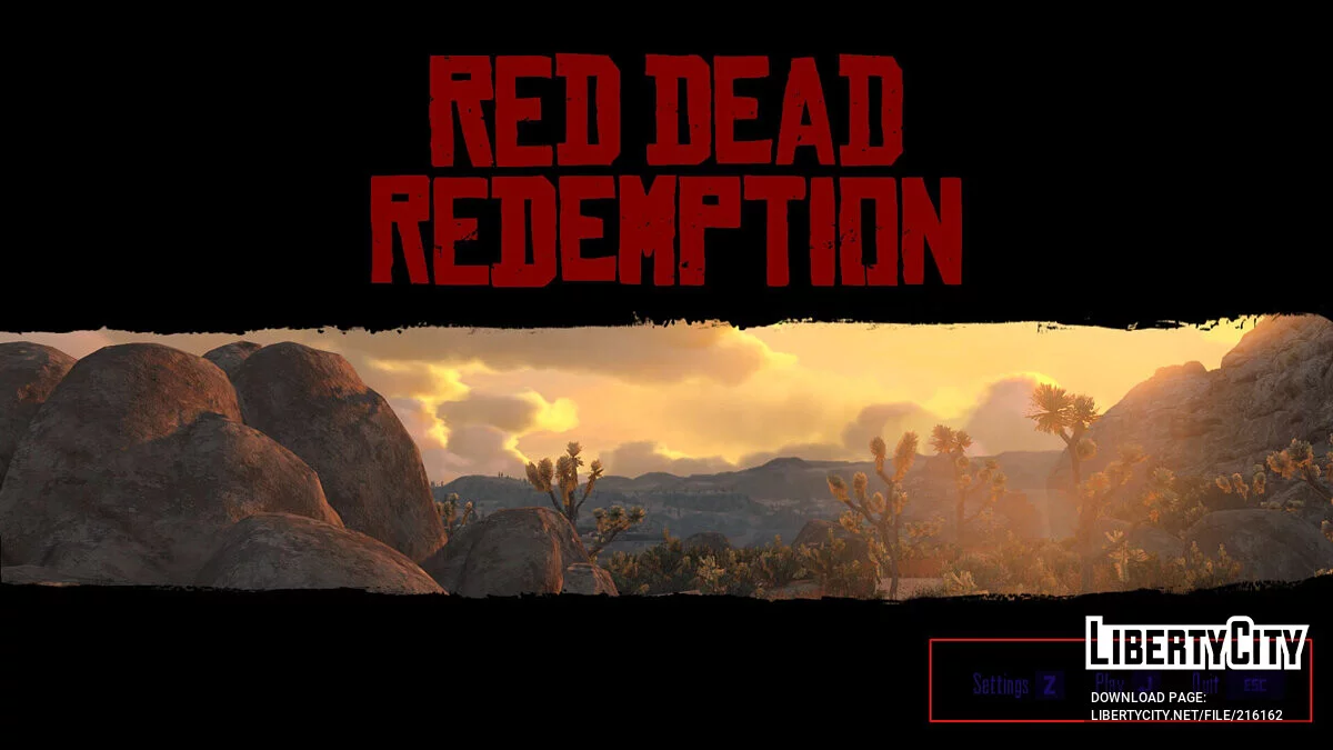 Интерфейс в сине-зеленых и фиолетовых цветах / Red Dead Redemption