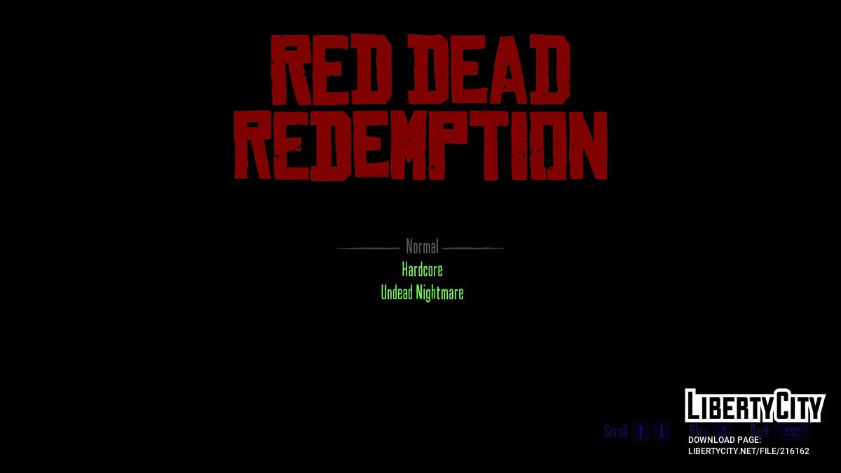 Интерфейс в сине-зеленых и фиолетовых цветах / Red Dead Redemption