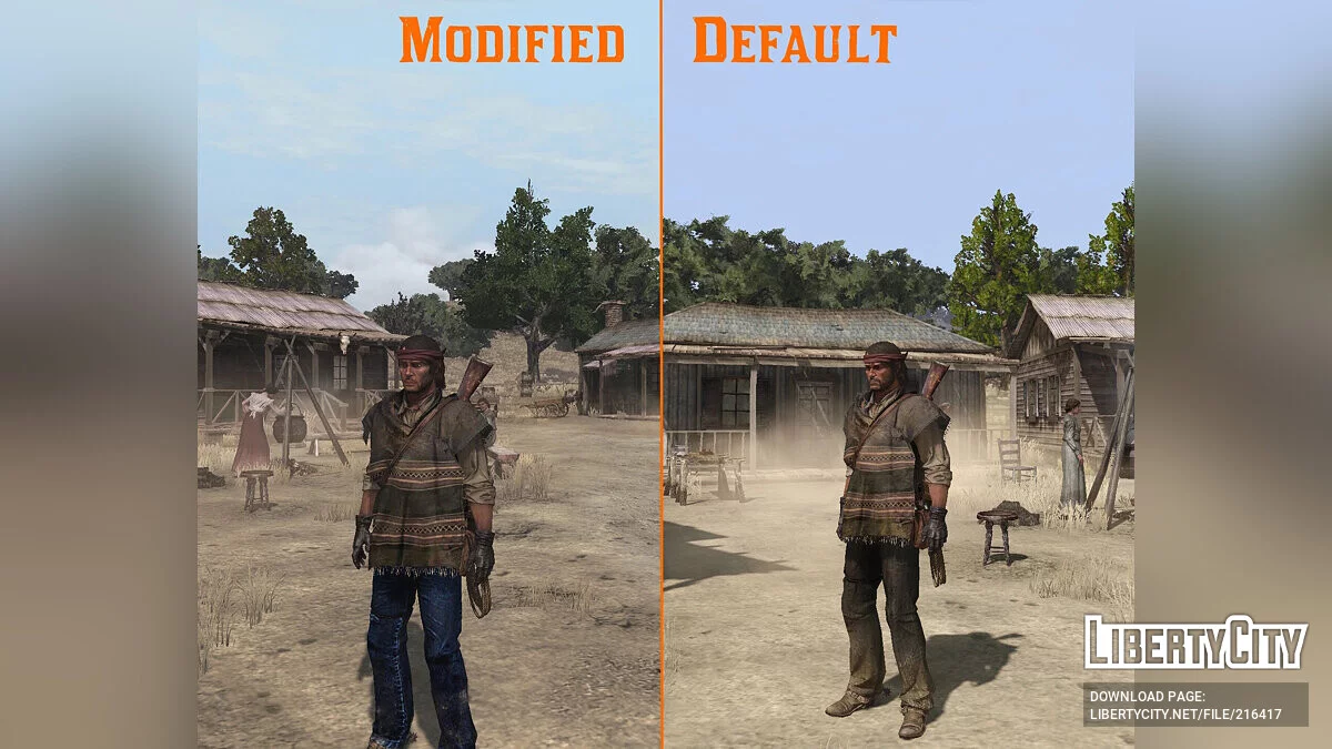 Измененная внешность Джона / Red Dead Redemption