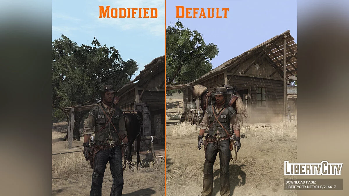 Измененная внешность Джона / Red Dead Redemption