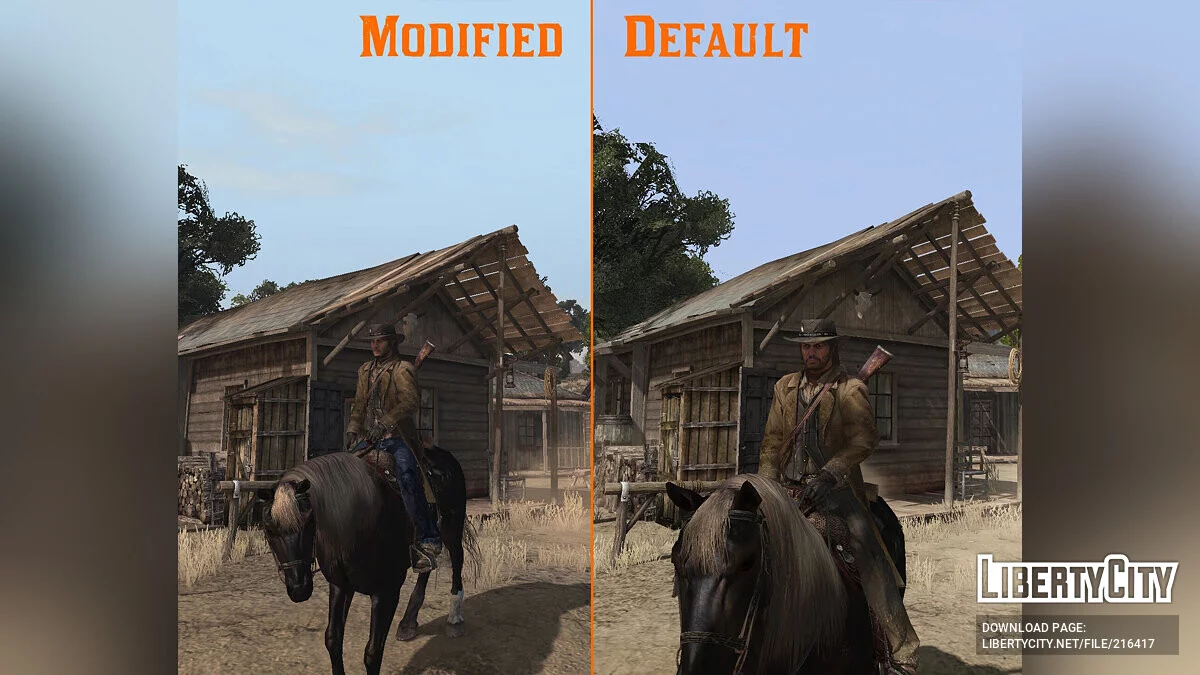 Измененная внешность Джона / Red Dead Redemption