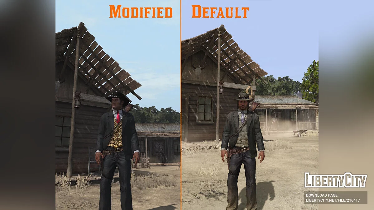 Измененная внешность Джона / Red Dead Redemption