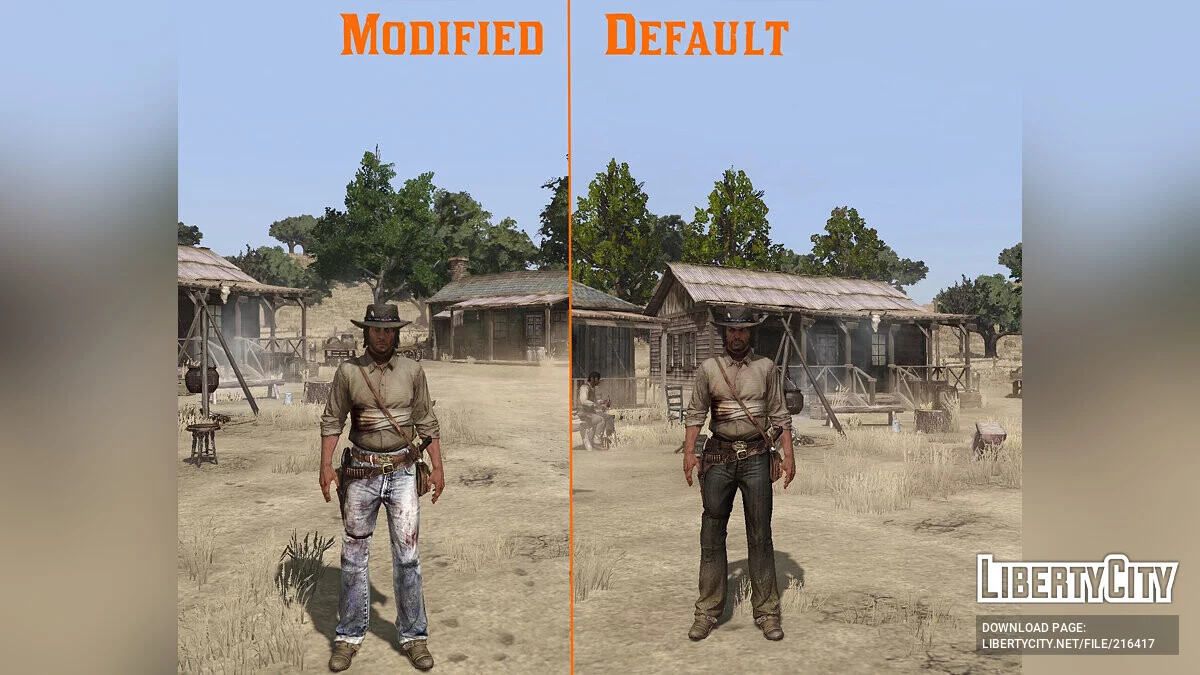Измененная внешность Джона / Red Dead Redemption
