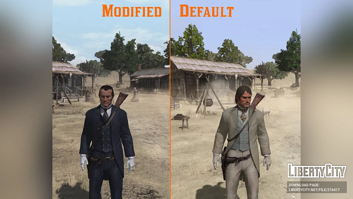 Измененная внешность Джона / Red Dead Redemption
