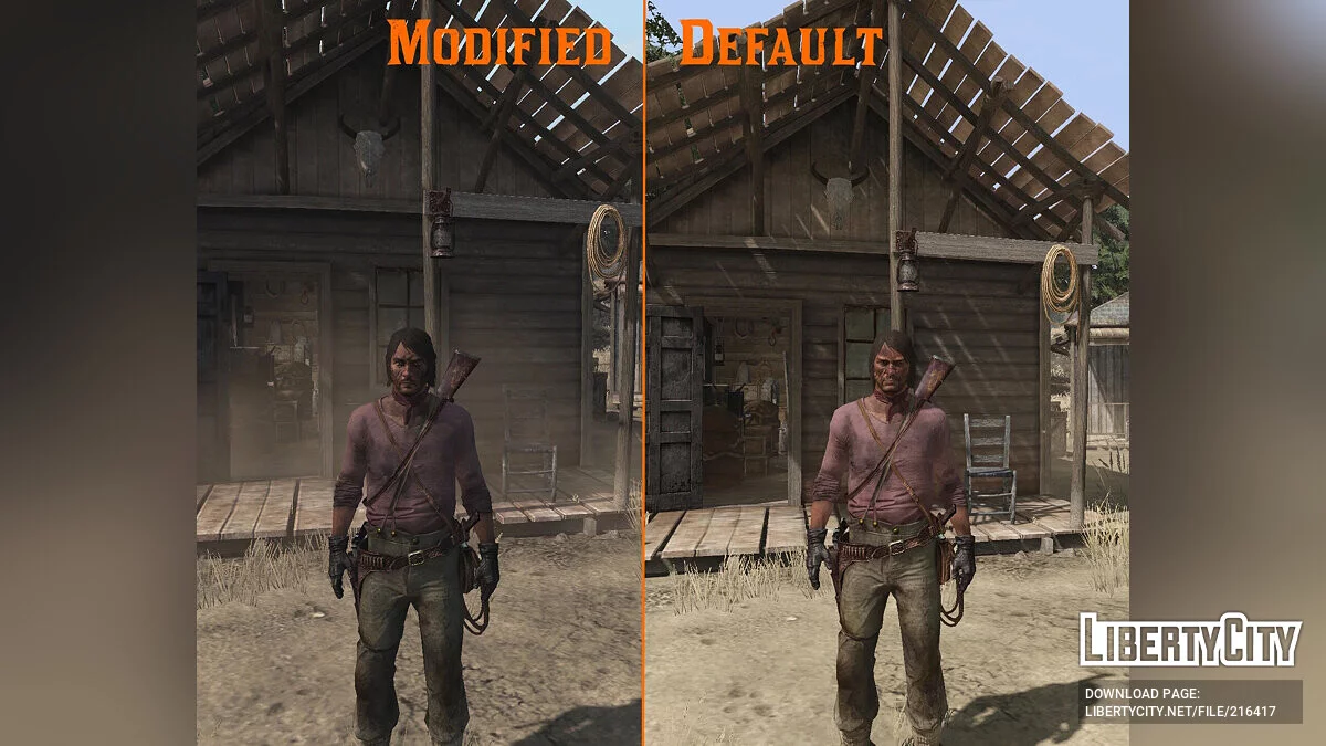 Измененная внешность Джона / Red Dead Redemption