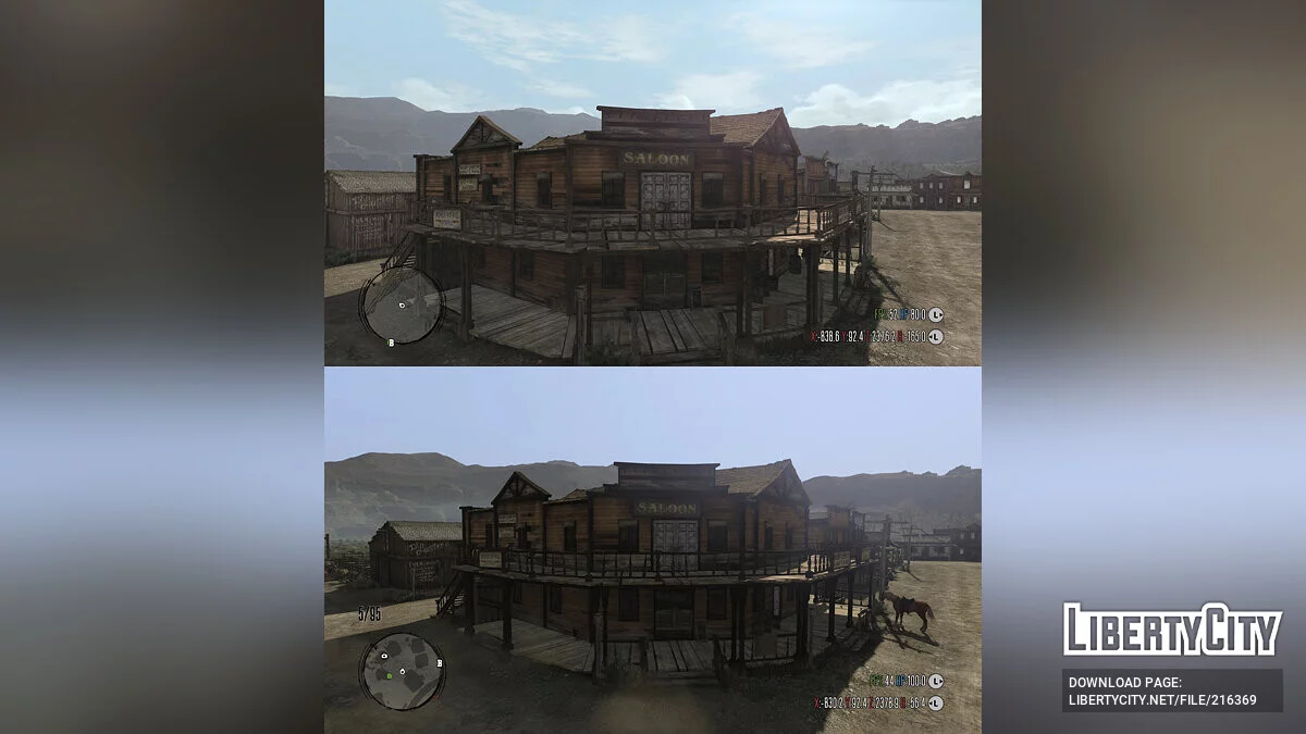 Яркие текстуры городов / Red Dead Redemption