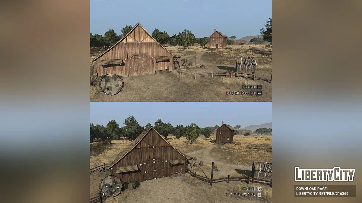 Яркие текстуры городов / Red Dead Redemption