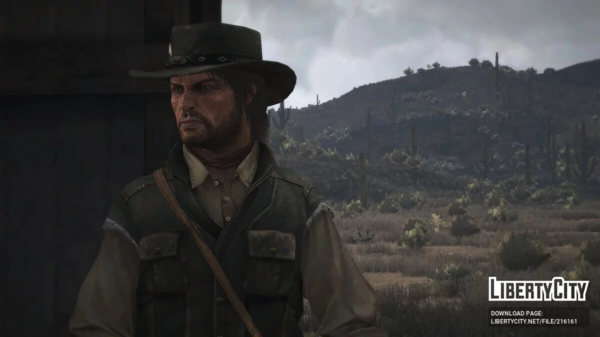 Лицо Джона Марстона в высоком качестве / Red Dead Redemption