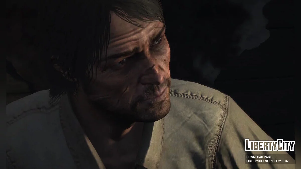 Лицо Джона Марстона в высоком качестве / Red Dead Redemption