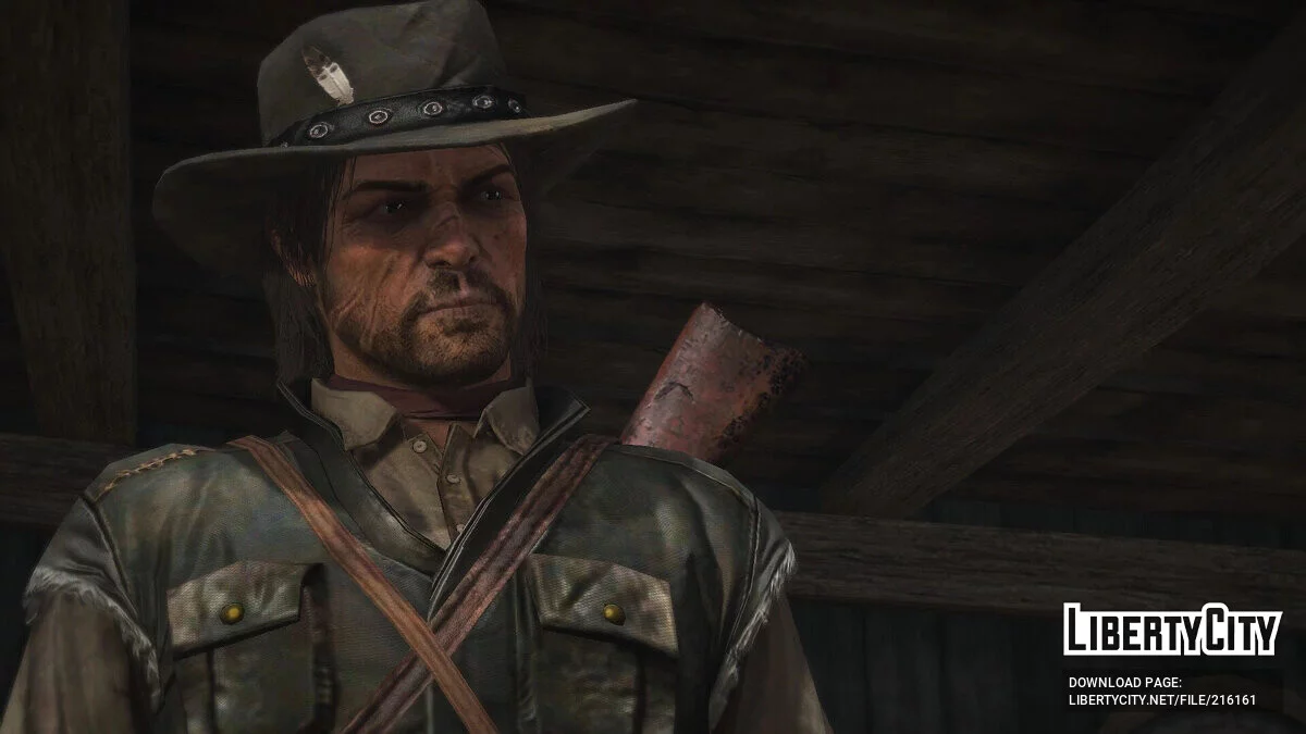Лицо Джона Марстона в высоком качестве / Red Dead Redemption